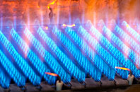 Downside gas fired boilers